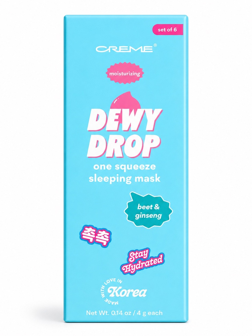 Creme Dewy Drop One Squeeze Sleeping Mask - Blue